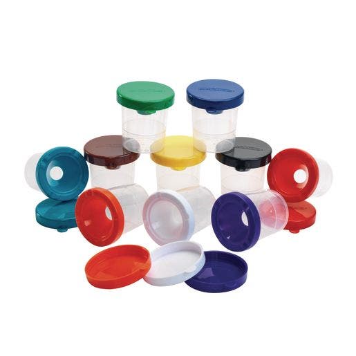 Air Tight No Mess Paint Cups Set Of 10