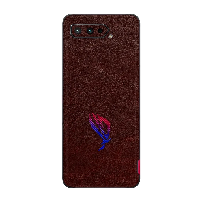 Flat Back / Auburn Leather