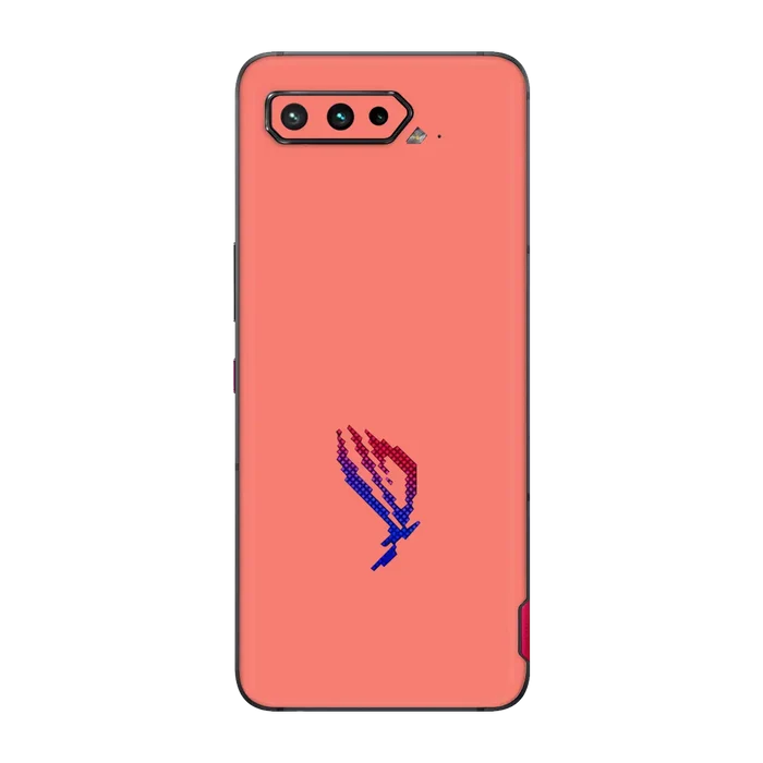 Flat Back / Pastel Red