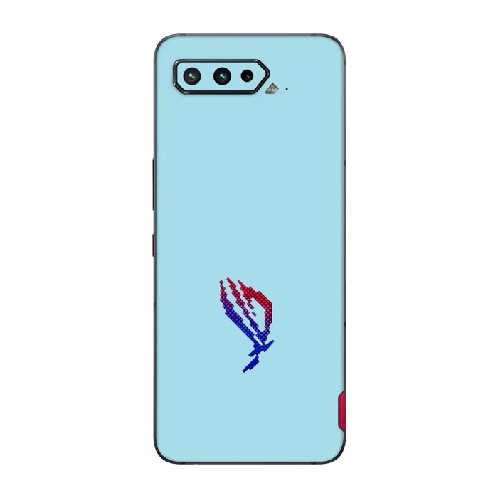Flat Back / Pastel Blue