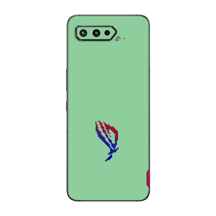 Flat Back / Pastel Green