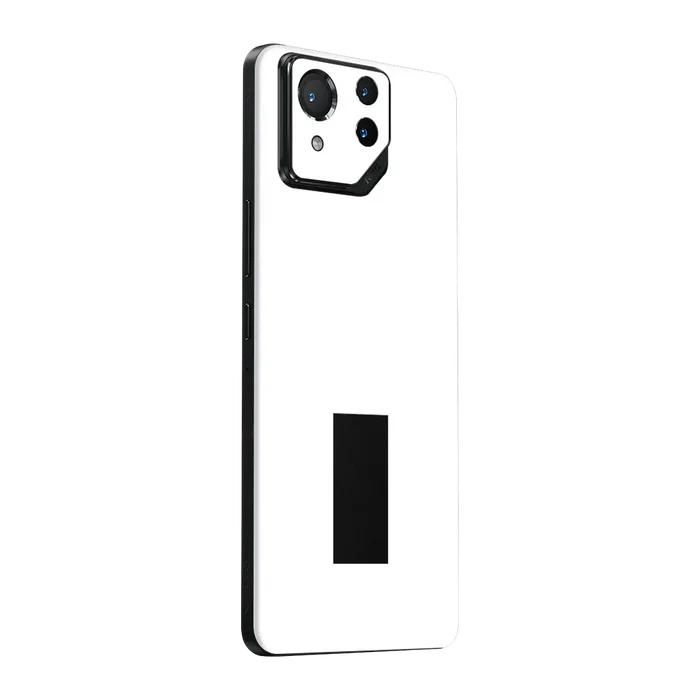 Flat Back / White Matte