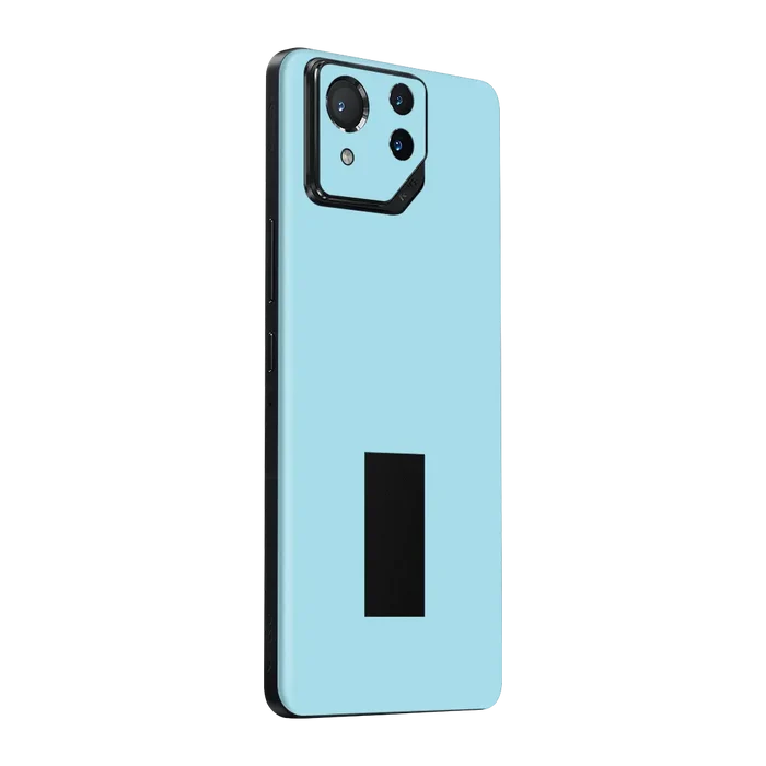 Flat Back / Pastel Blue
