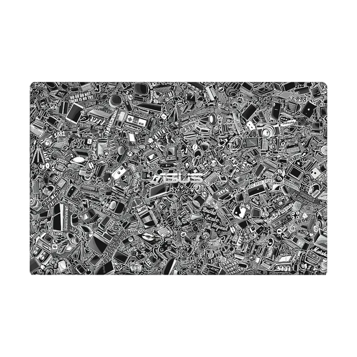 Laptop Skins - Asus Vivobook 14 X415 Laptop Skins & Wraps - Tech Camo Dark