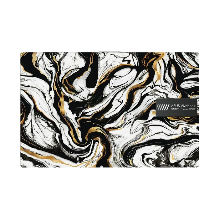 Laptop Skins - Asus Vivobook Go 15 OLED Laptop Skins & Wraps - Golden Abyss