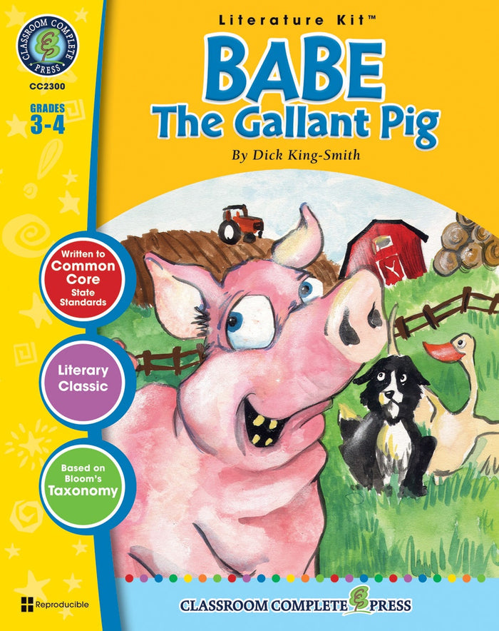 Babe: The Gallant Pig - Literature Kit Gr. 3-4 Ebook