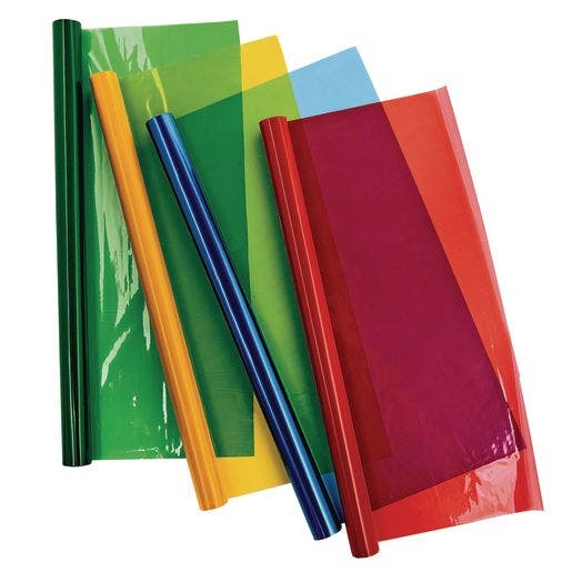 Cellophane Rolls Set Of 4 Colors