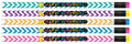 Chevron Happy Birthday Pencil 12 pack