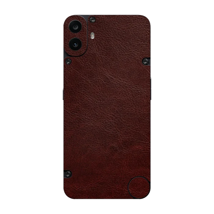 Flat Back / Auburn Leather