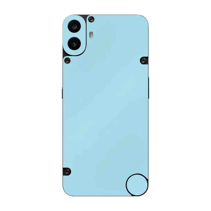 Flat Back / Pastel Blue