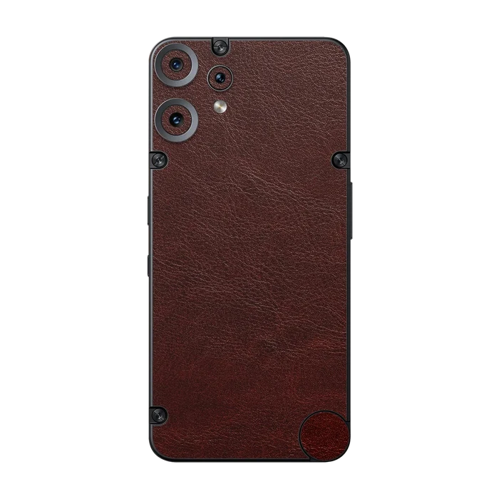 Flat Back / Auburn Leather