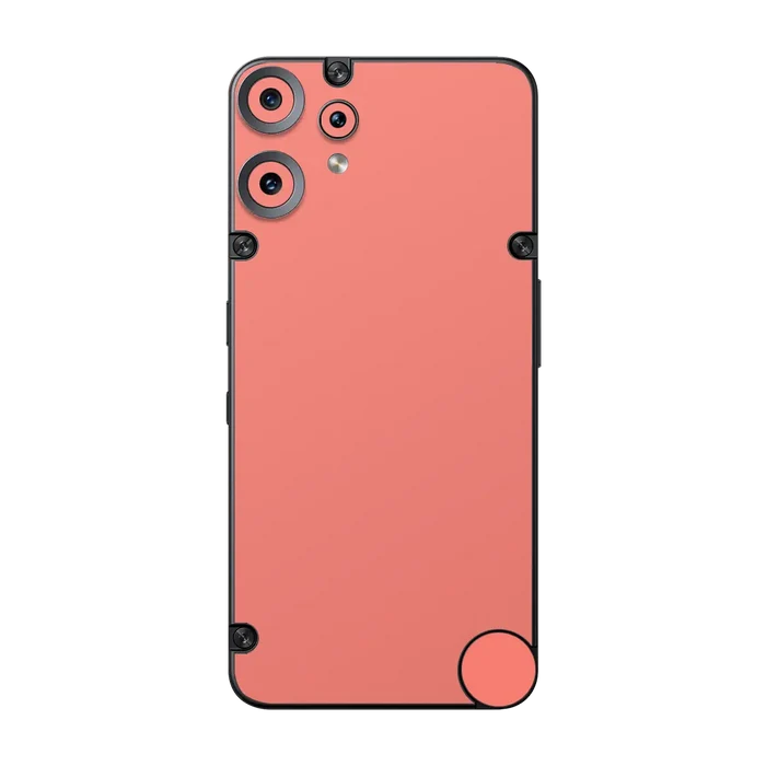 Flat Back / Pastel Red