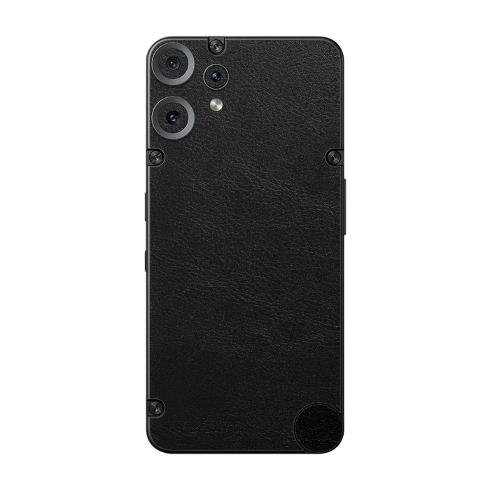 Flat Back / Obsidian Leather