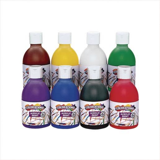 Colorations Acrylic 8 oz Paint Set of 8