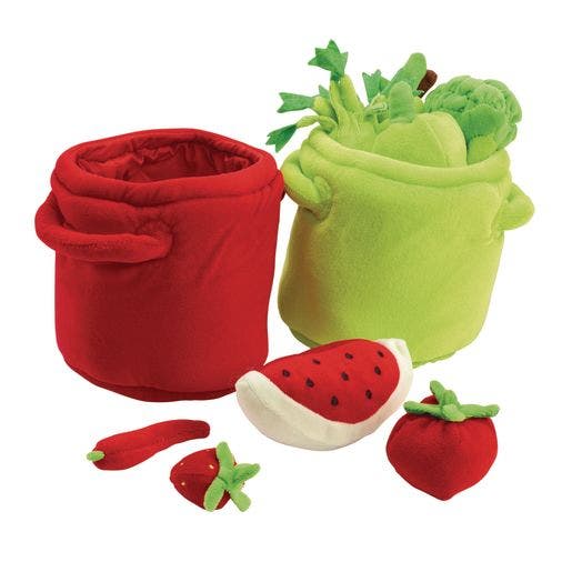 Colorful Plush Fruits and Vegetables