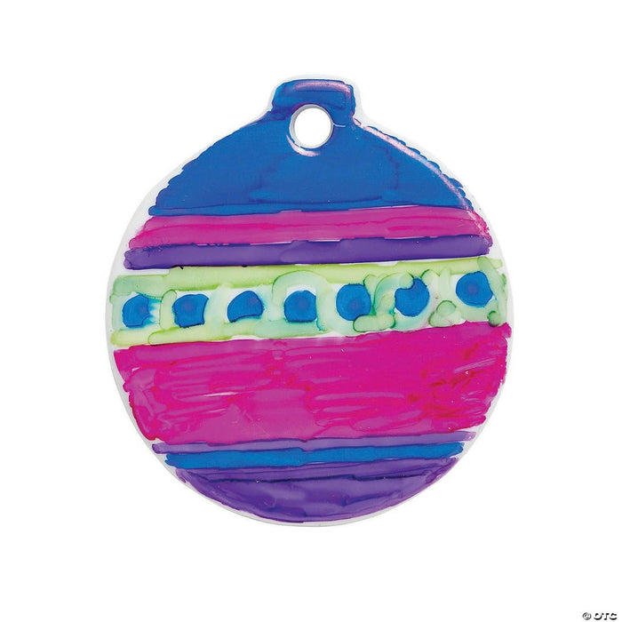 Colour Your Own 12 Days of Ornaments