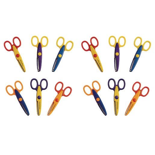 Crazy Cut Craft Scissors Set of 12