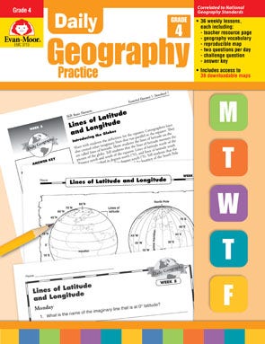 Daily Geography Practice Grade 4 Ebook
