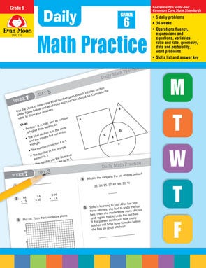 Daily Math Practice Grade 6 Ebook