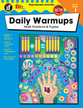 Daily Warmups Math Problems (Grade 1) Ebook