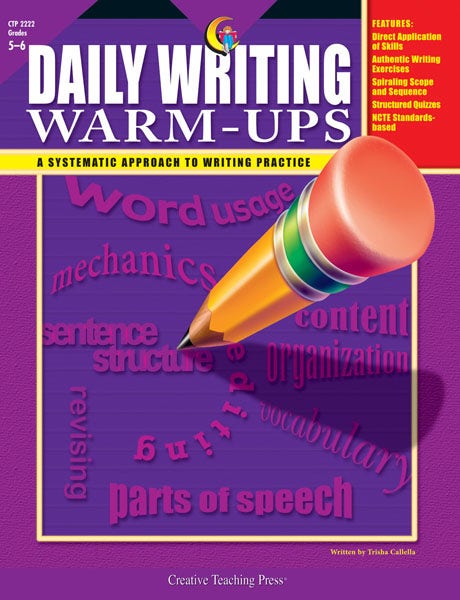 Daily Writing Warm-Ups Grades 5-6 (Enhanced eBook) Ebook