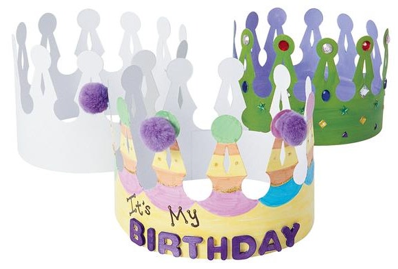Decorate Your Own Crowns Set of 24
