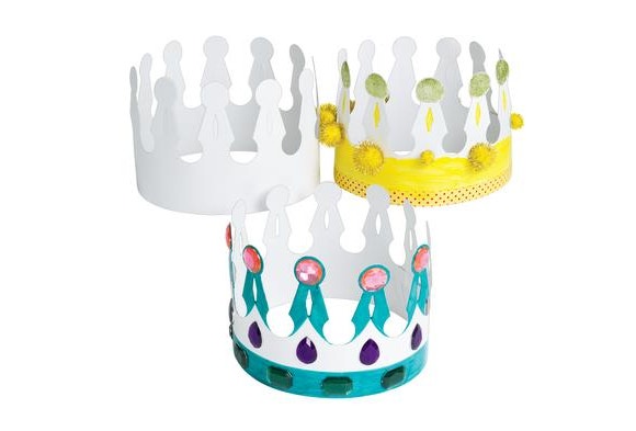 Decorate Your Own Crowns Set of 24