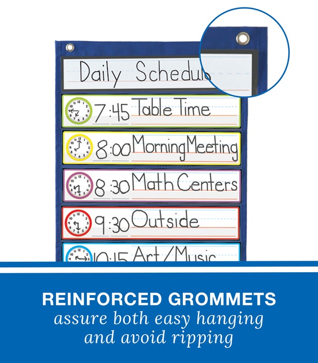 Deluxe Scheduling Pocket Chart
