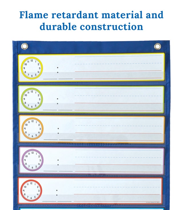 Deluxe Scheduling Pocket Chart