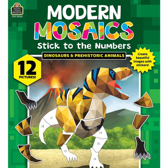 Dinosaurs and Prehistoric Animal Modern Mosaics Stick to the