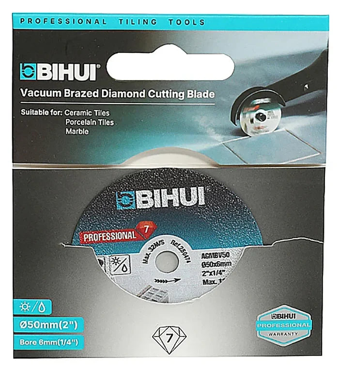 DISCO DIAMANTATO BIHUI VAC AGMBV50 PER MINI SMERIGLIATRICE 50MM