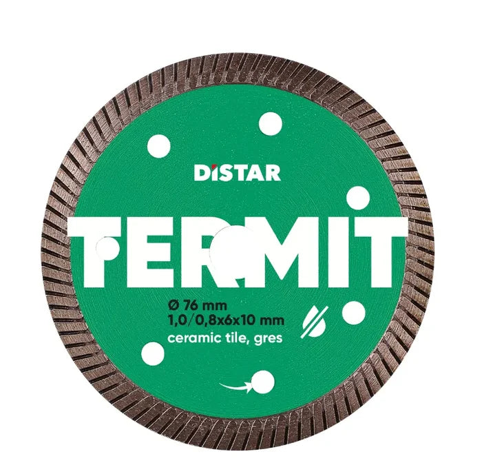DISCO DIAMANTATO PER GRES PORCELLANATO DISTAR 76X1.0 TERMIT