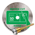DISCO DIAMANTATO PER TAGLI PRECISI DISTAR BUTTONCUT 50MM CON SUPPORTO