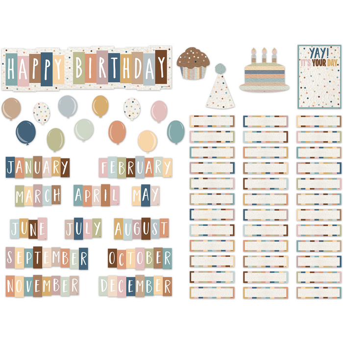 Everyone is Welcome Happy Birthday Mini Bulletin Board