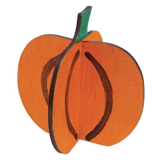Ez Build DYO 3D Wood Pumpkin 6 pc