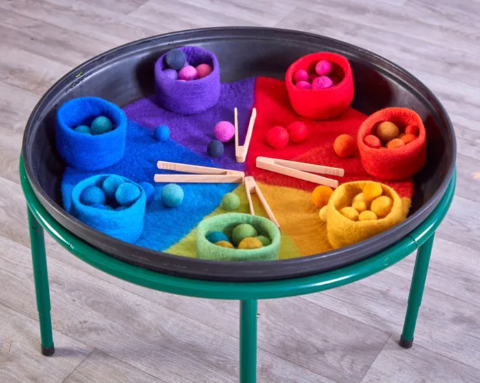 Felt Rainbow Mat