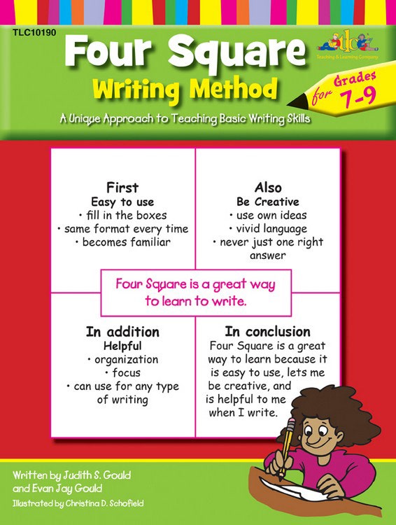 Four Square: Writing Method for Grades 7-9 Ebook