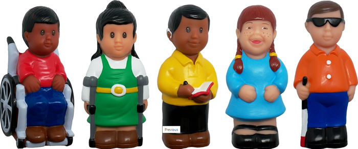 Friends with Disabilities Set of 5