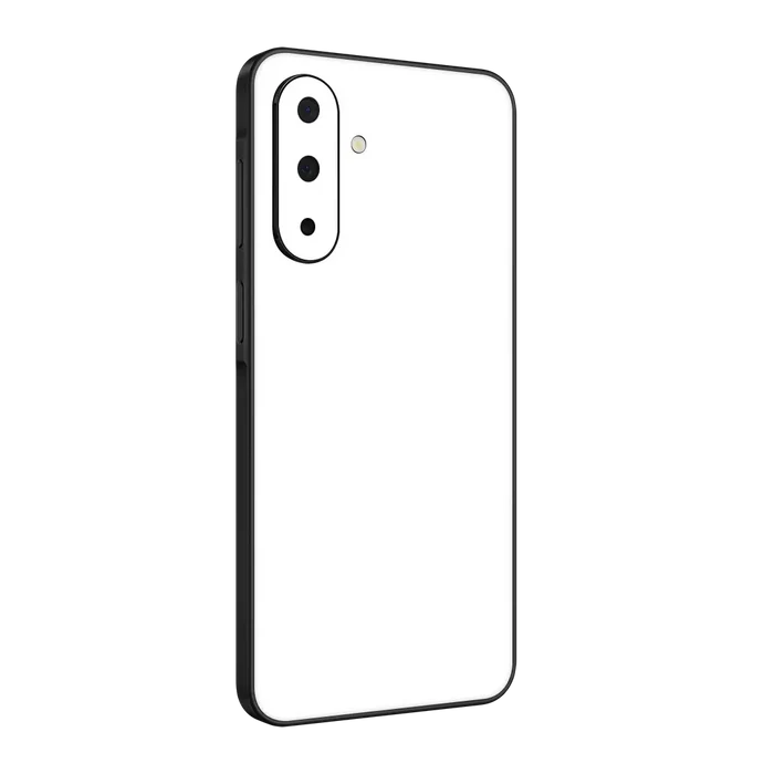 Flat Back / White Matte