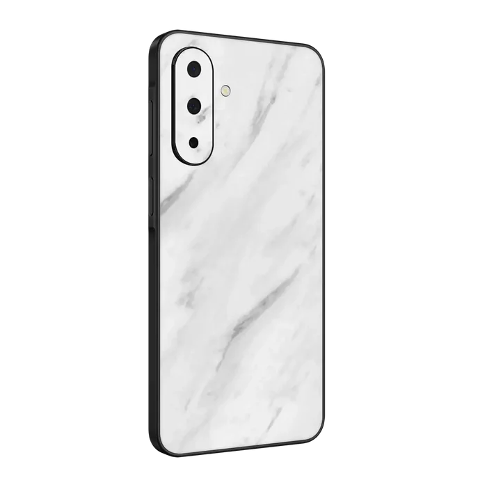 Flat Back / White Marble