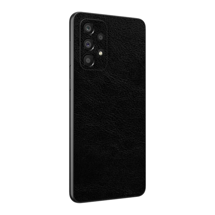 Flat Back / Obsidian Leather