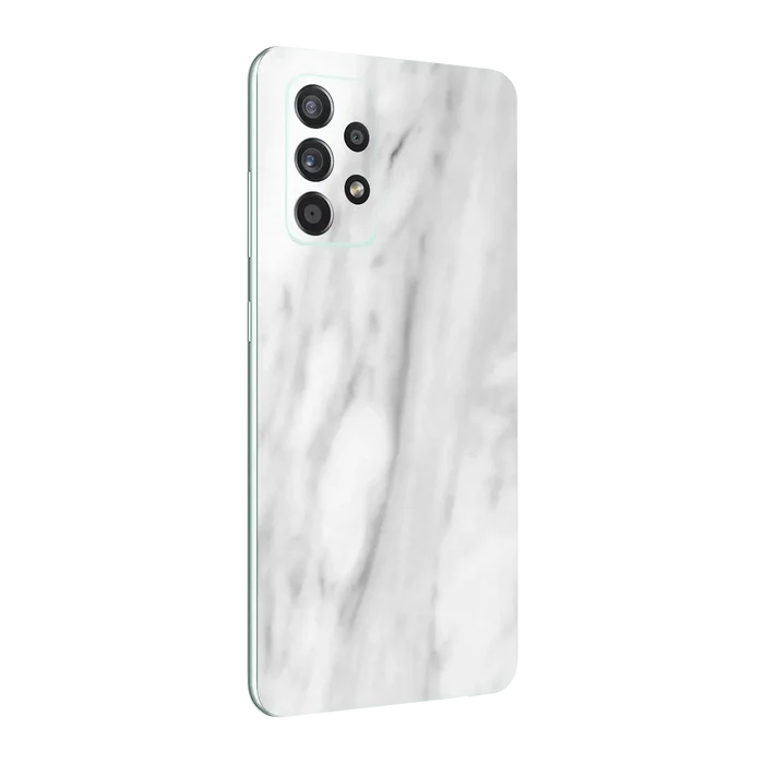 Flat Back / White Marble