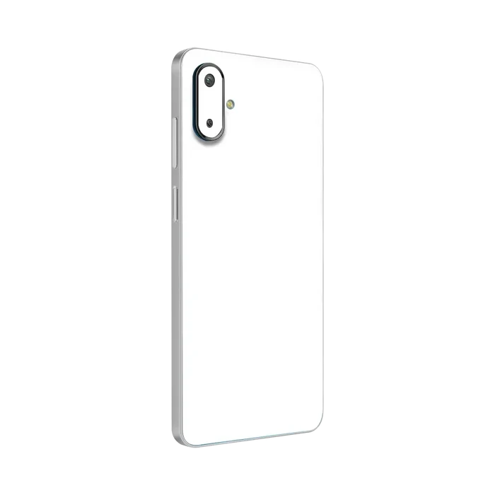 Flat Back / White Matte