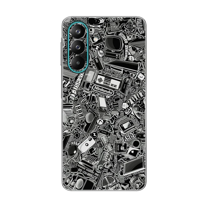 Flat Back / Tech Camo Dark