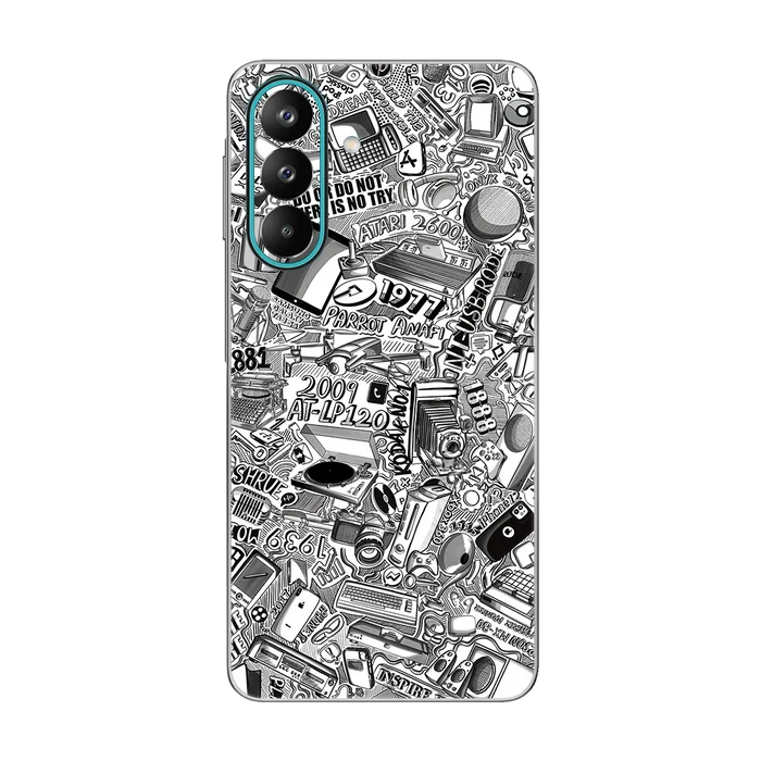 Flat Back / Tech Camo Light