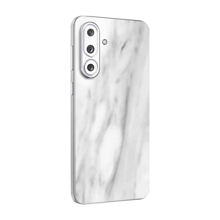 Flat Back / White Marble