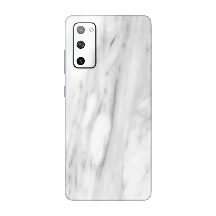 Flat Back / White Marble