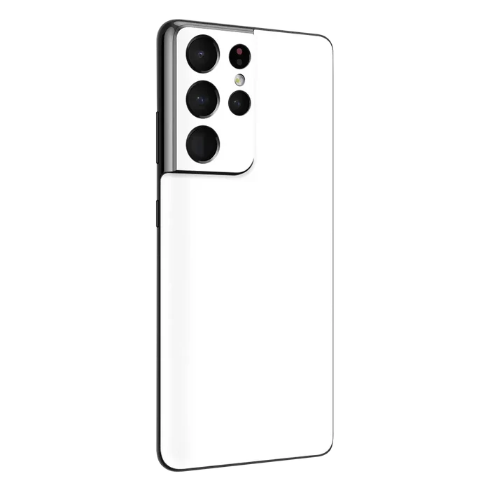 Flat Back / White Matte