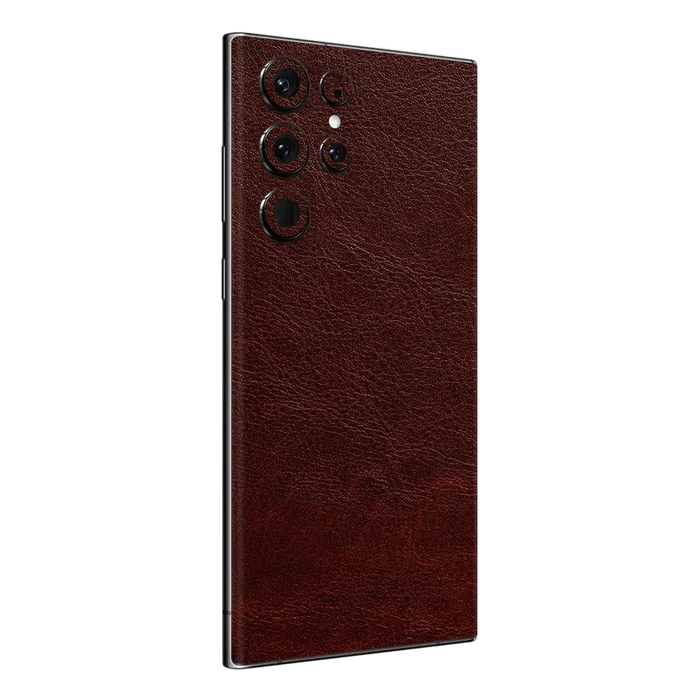 Flat Back / Auburn Leather