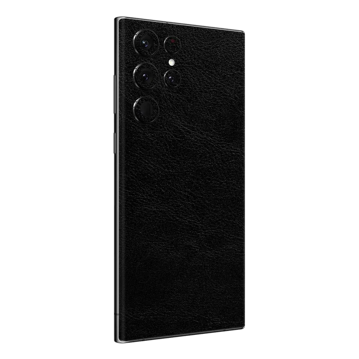 Flat Back / Obsidian Leather